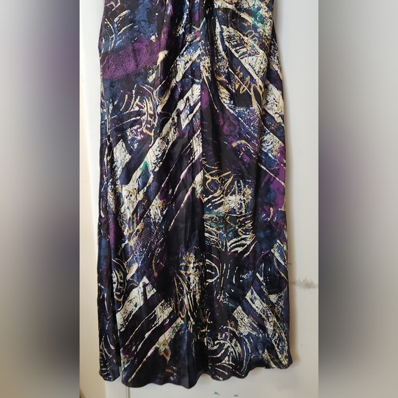 Laundry By Shelli Segal Silk Ruched Strapless Floral Mermaid Maxi Dress Size 0 - Picture 11 of 17